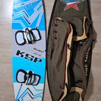 TAVOLA KITESURF CARBONIO KSP 145X43 NUOVA  + BORSA