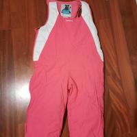 tuta salopette bimba neve