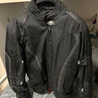 Giubotto tecnico da moto e guanti