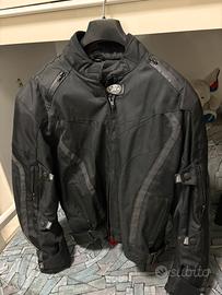 Giubotto tecnico da moto e guanti