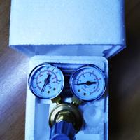 Riduttore di pressione regolatore CO2 2 manometri