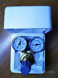 Riduttore di pressione regolatore CO2 2 manometri