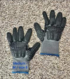  4 paia guanti da lavoro alta protezione taglia M