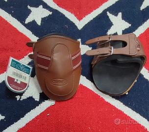 Paranocche in cuoio chetak con interno in neopre