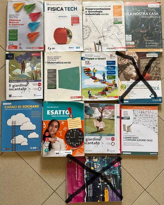 libri usati per scuole medie e superiori