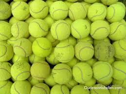 Palline tennis usate