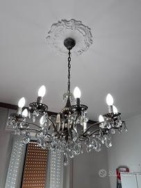 Lampadario a gocce stile classico