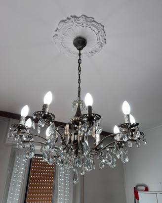 Lampadario a gocce stile classico