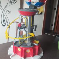 Torre Mighty Pups Paw Patrol + veicolo