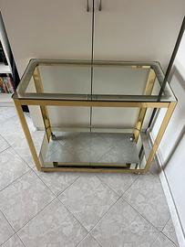 Carrello vetro portavivande Vintage