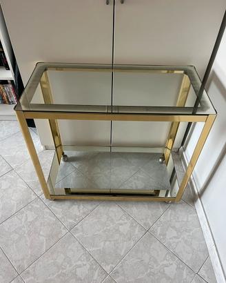 Carrello vetro portavivande Vintage