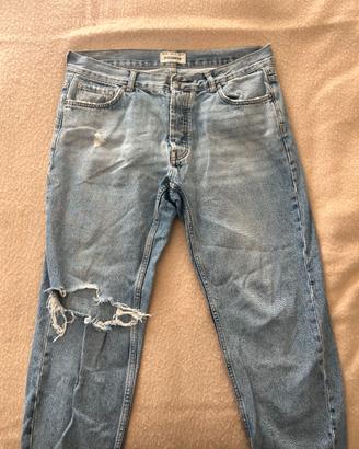 Pull & Bear Jeans standard uomo cotone TG 44