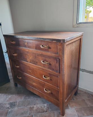 Cassettiera d'epoca  in legno
