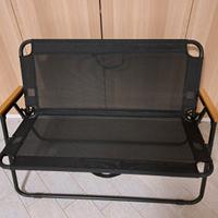 panca pieghevole per terrazzo o campeggio 