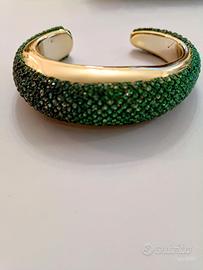  bracciale aperto elettroformato tempestato 