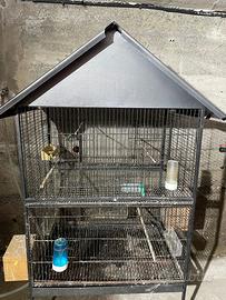 Gabbia grande voliera per uccelli