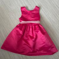 Vestito elegante da bambina color fuxia