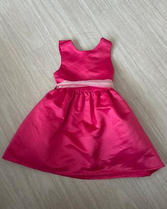 Vestito elegante da bambina color fuxia