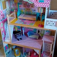 Casa delle bambole  in legno kidkraft.