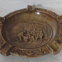 posacenere vintage in bronzo