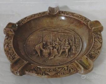 posacenere vintage in bronzo