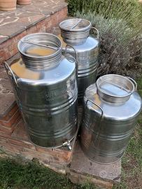 Contenitori per olio acciaio inox 50 litri n. 3