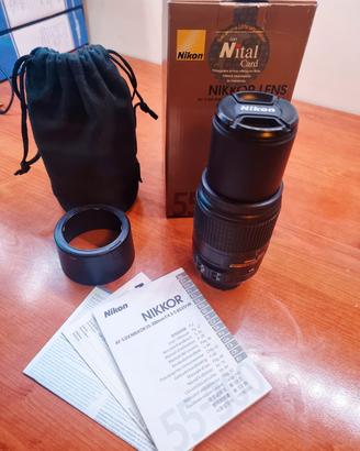 Obiettivo Nikon DX af-5 nikkor 55-300 mm VR
