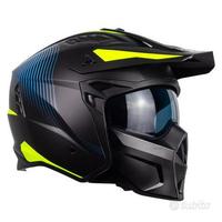 CASCO MOTO ENDURO CON MENTONIERA STACCABILE