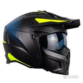 CASCO MOTO ENDURO CON MENTONIERA STACCABILE