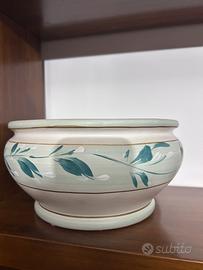 Vaso con foglie