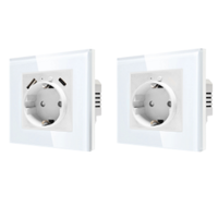 Presa smart 3pz Tuya Schuko USB app timer ricarica