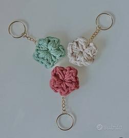 Portachiavi a forma di fiore
