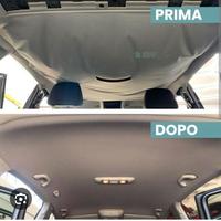 Sostituzione tessuto cielo auto scollato anche a d