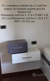 2 comodini sospesi Moretti