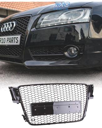 GRIGLIA AUDI A5 07-12 LOOK RS NERO LUCIDO PDC
