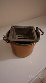 Caldanino o paiolo in rame vintage
