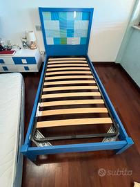 Letto piazza singola più materasso