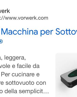 Macchina per la pasta e sottovuoto bimby