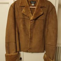 Giacca uomo camoscio Dolce & Gabbana taglia 50