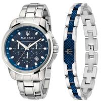 Set orologio uomo Maserati+bracciale (mod. R885112