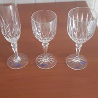 set  42  calici cristallo  Murano