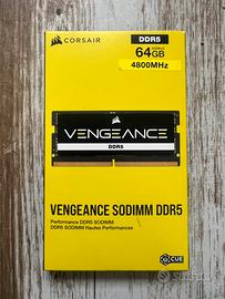 Ram Corsair Vengeance DDR5 Sodimm 64gb 2x32Gb New