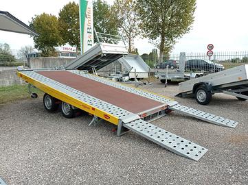 Carrello rimorchio basculante trasporto auto