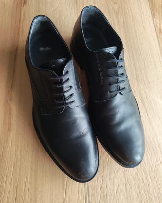 Scarpe uomo nero Bata in pelle tg 43