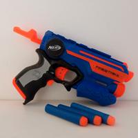 Pistola Nerf Firestrike N-strike elite+ 3 dardi
