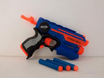Pistola Nerf Firestrike N-strike elite+ 3 dardi