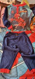 pigiama spiderman 8anni marvel