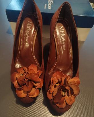 Décolleté Velvet ruggine 