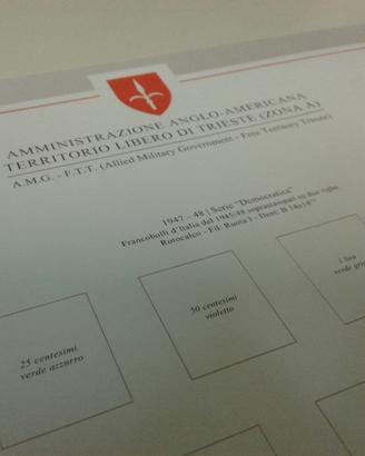 Fogli francobolli simil Marini Abafil - Trieste