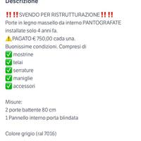 PORTE LUXURY LEGNO MASSELLO